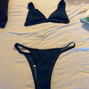 Blue bikini